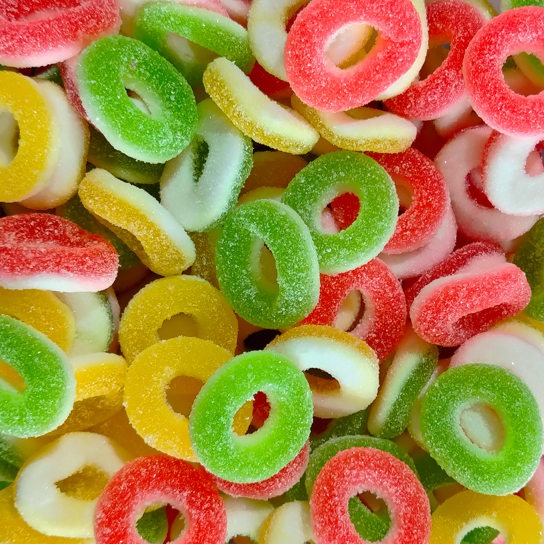 Not Specified Colourful Rings Sour Cake Decorations 3 Not Specified Colourful Rings Sour Cake Decorations