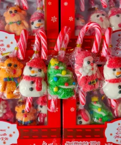 Not Specified Candy Cane With Mallow Figure Christmas