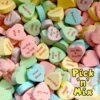 Not Specified Conversation Hearts 100g (Pick N Mix)
