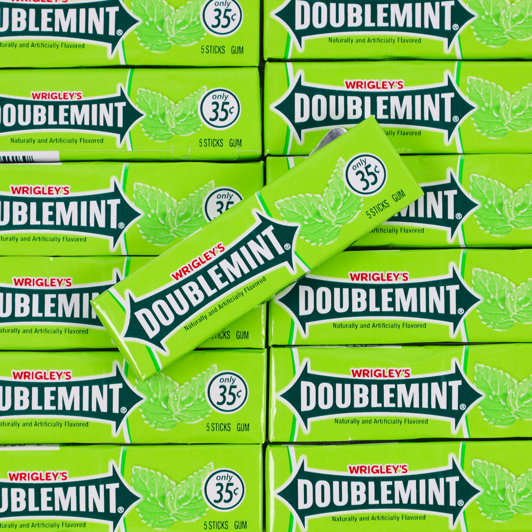 Not Specified American Candy Doublemint Gum 5 Sticks (Wrigleys) 3 Not Specified American Candy Doublemint Gum 5 Sticks (Wrigleys)