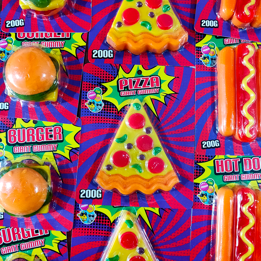 Not Specified Giant Gummy Takeaways 200g American Candy 3 Not Specified Giant Gummy Takeaways 200g American Candy