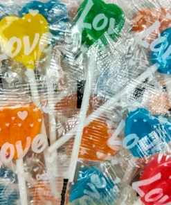 Not Specified Heart Lollipops 12g Gluten Free