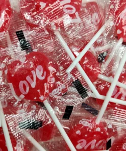 Not Specified Heart Lollipops 12g Gluten Free