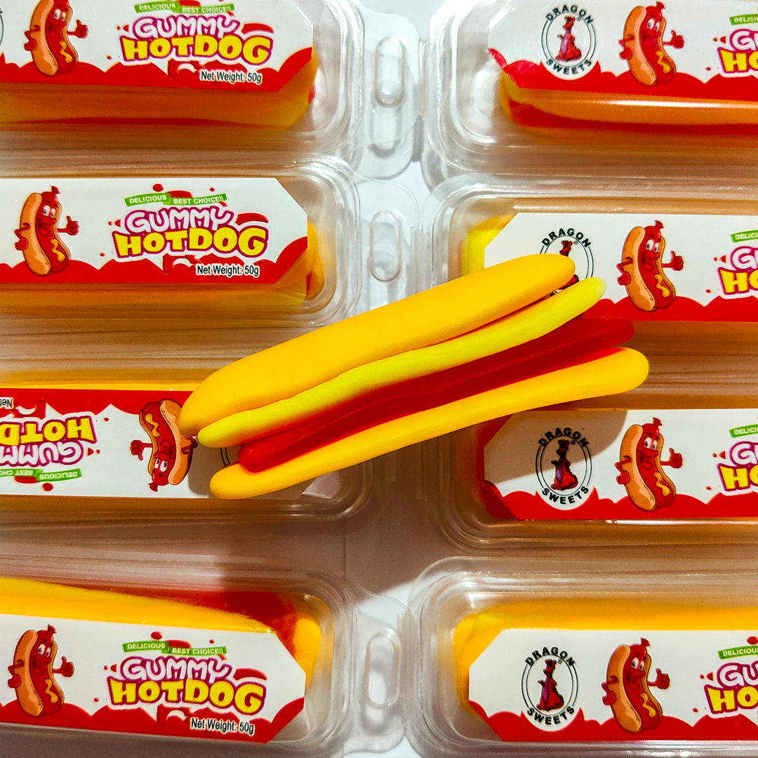Not Specified Gummies Jumbo Gummy Hotdog 50g 3 Not Specified Gummies Jumbo Gummy Hotdog 50g