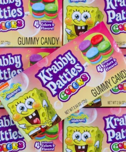 Not Specified Spongebob Krabby Patties Colours 72g American Candy