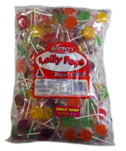 Horners Lollipops Assorted 2kg/200's