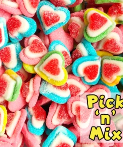 Not Specified Rainbow Hearts 100g (Pick N Mix)