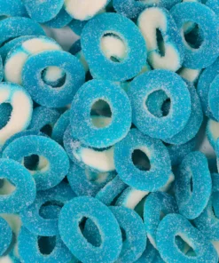 LollyShop Sours Sour Rings Blue 400g