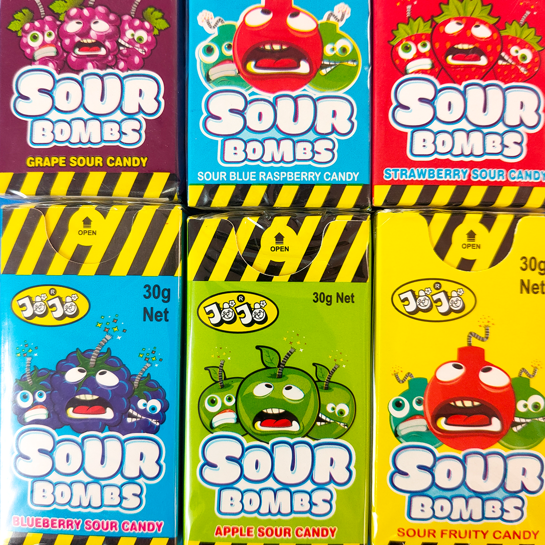 Not Specified Sour Bombs 30g Gluten Free 3 Not Specified Sour Bombs 30g Gluten Free