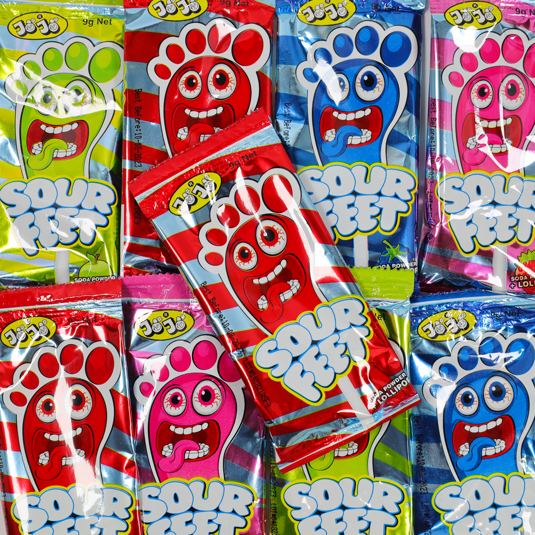 Not Specified Sour Feet Lollipops 3 Not Specified Sour Feet Lollipops