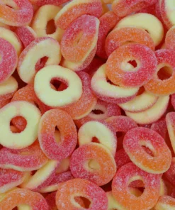 Not Specified Gummies Sour Peach Rings 350g