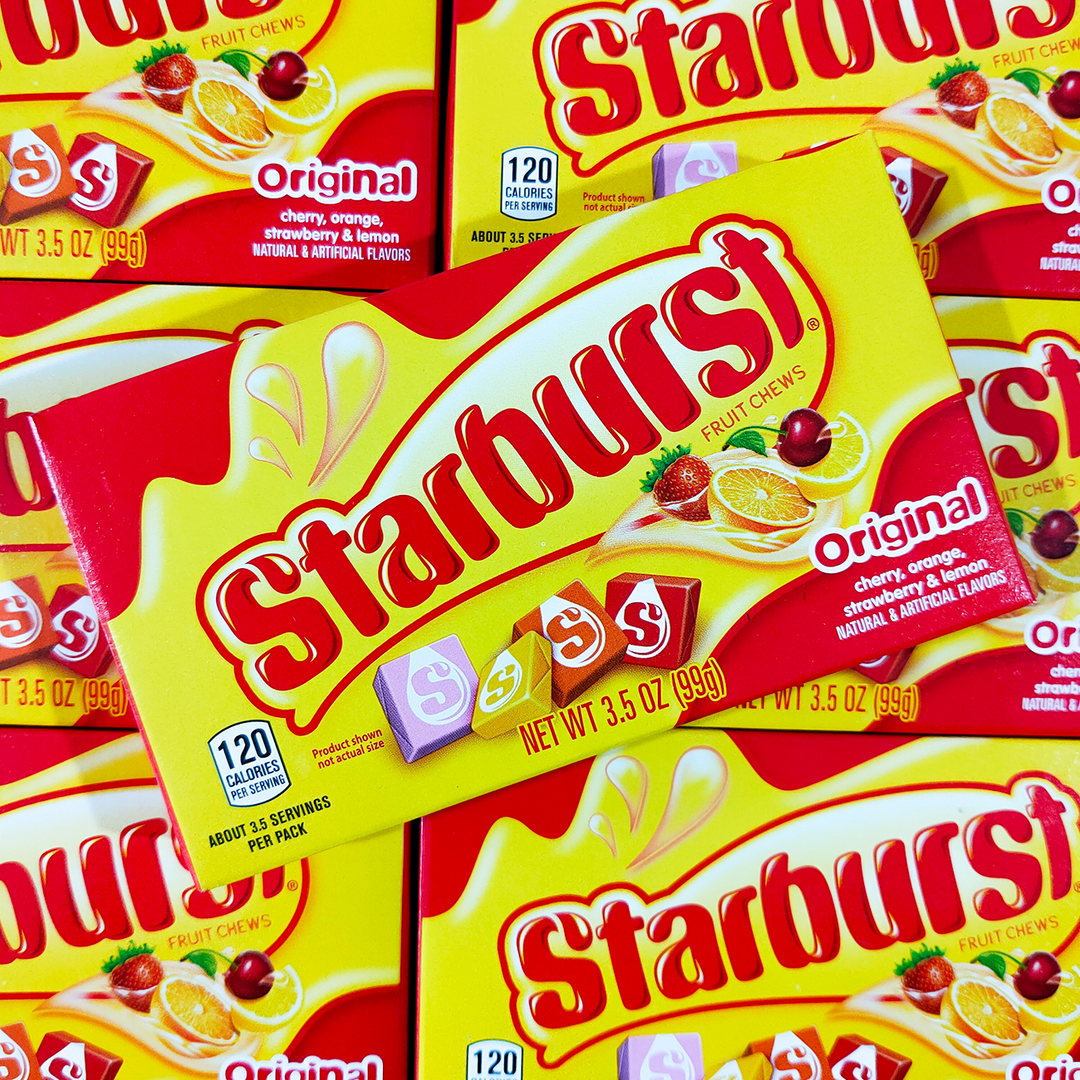 Not Specified American Candy Starburst Theatre Box 99g 3 Not Specified American Candy Starburst Theatre Box 99g
