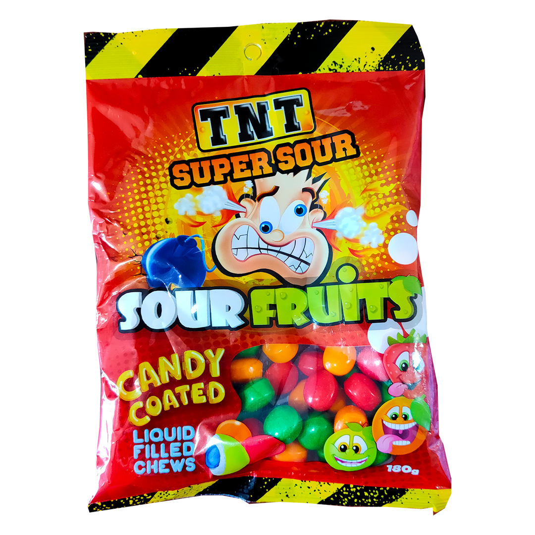 Sours TNT Sour Fruits 180g 3 Sours TNT Sour Fruits 180g