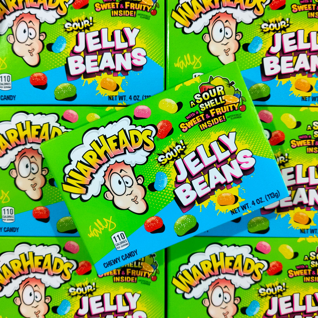 Not Specified Warheads Sour Jelly Beans 113g 3 Not Specified Warheads Sour Jelly Beans 113g