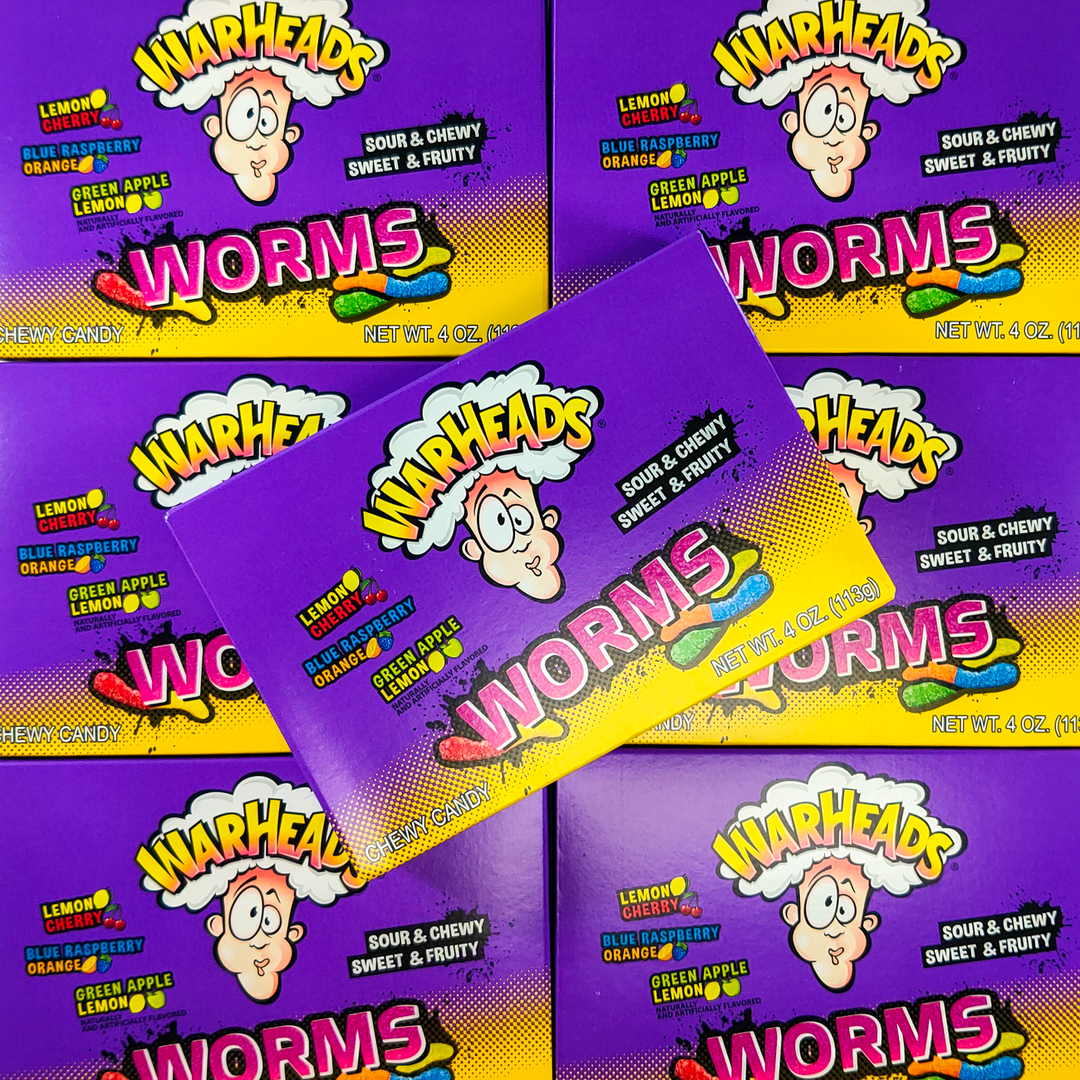 Not Specified Warheads Worms Theatre Box 113g American Candy 3 Not Specified Warheads Worms Theatre Box 113g American Candy