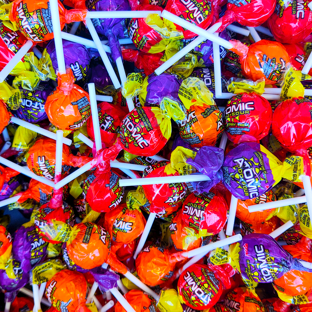 Not Specified Atomic Sour Pop 300g Lollipops 3 Not Specified Atomic Sour Pop 300g Lollipops